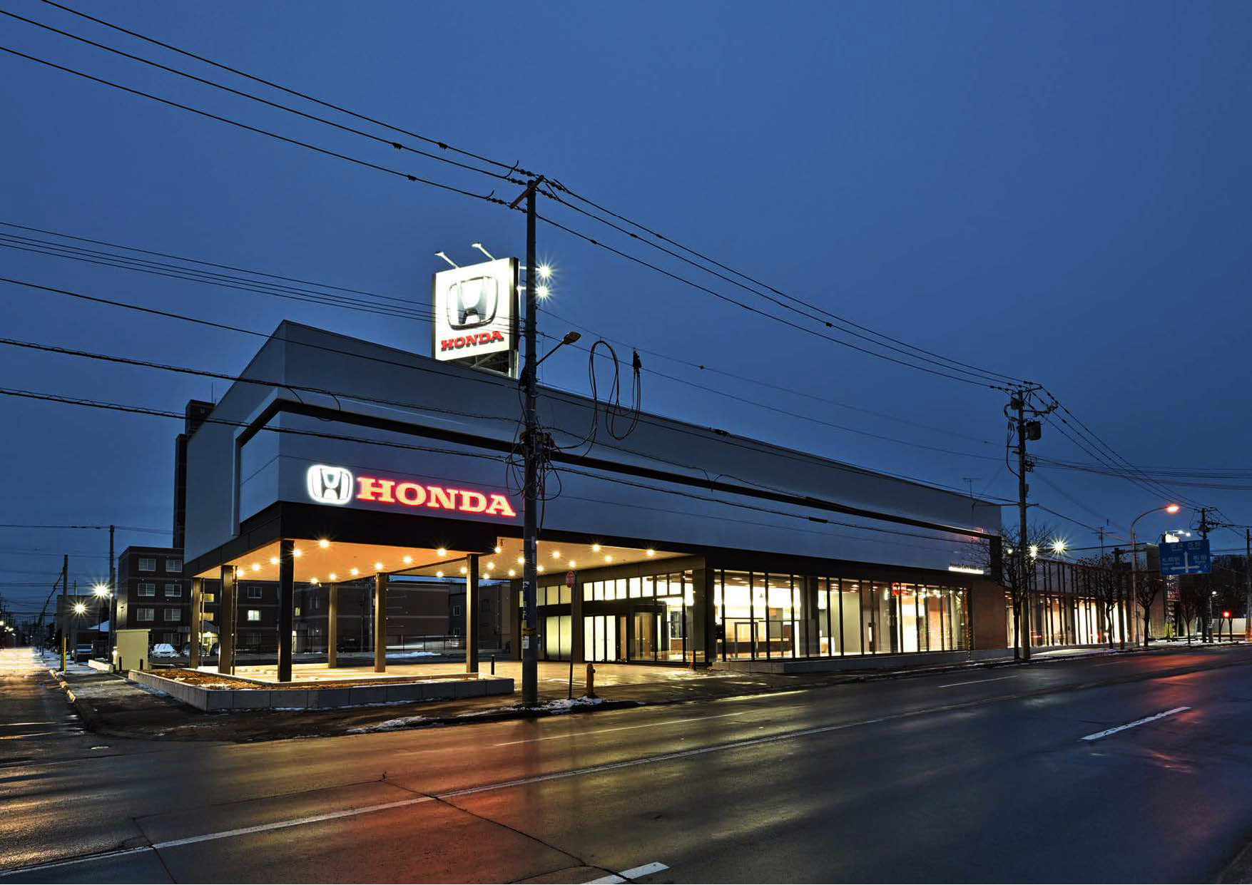 2023年 HondaCars札幌西八軒店新築工事