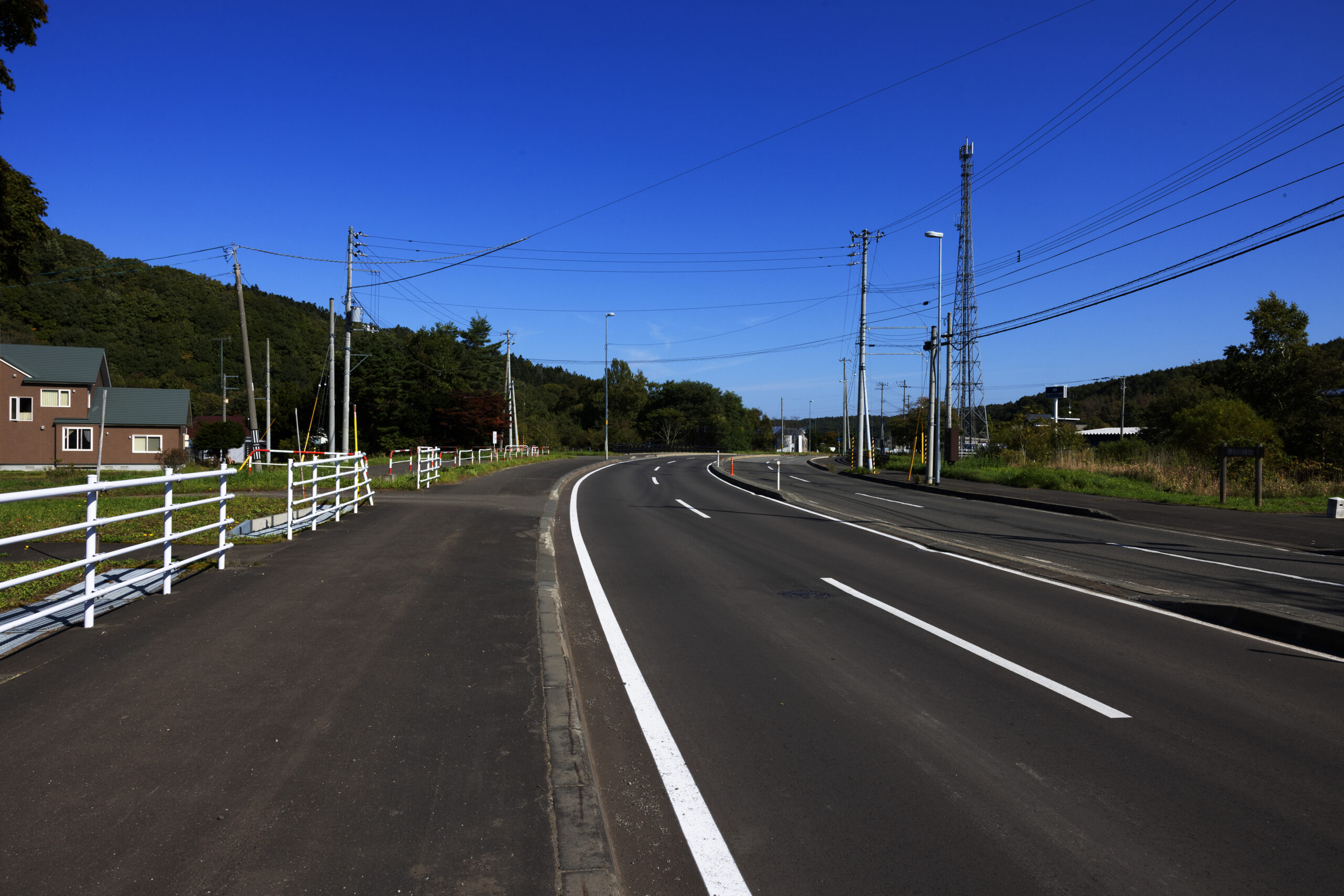 2014年 防災・安全交付金事業　道道真駒内御料札幌線(有明99番地先～有明163番地先間)道路改良工事